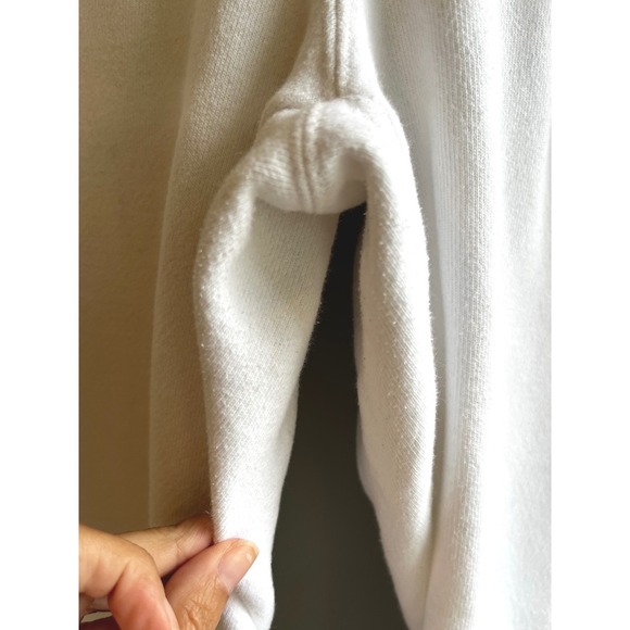 Vintage Reverse Weave White Champion Sweatpants M Comfy Casual Basic Activewear - Picture 11 of 14